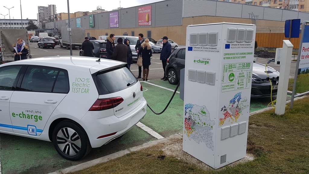 The first electric vehicle charging stations of the “Comprehensive Fast-Charging Corridor Network in South Eastern Europe” Project become operational